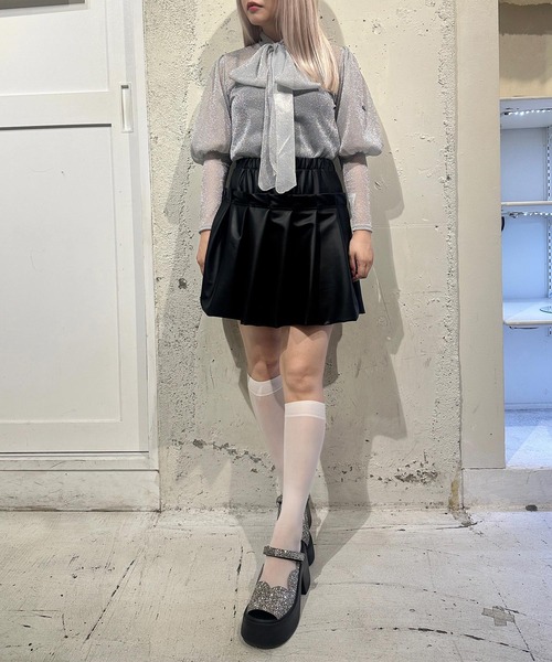 MILK（ミルク）の「ラメ Ribbon トップス（シャツ/ブラウス・レディース・A/C・FREE）」の9枚目の写真