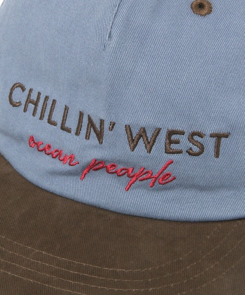 BAYFLOW（ベイフロー）の「バイカラーフラットロゴCAP（キャップ・メンズ・オフホワイト/サックスブルー/ベージュ・FREE）」の7枚目の写真