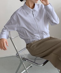 LOWO（ロワ）の「シャツジャケット ブルゾン ジップアップ 襟付き（ブルゾン）」