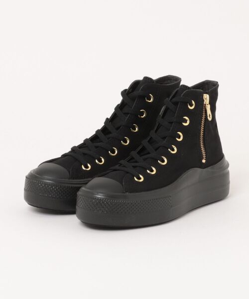 CONVERSE(コンバース)の「CONVERSE コンバース AS LIGHT PLTS II GP Z HI オールスター ライト PLTS Ⅱ GP Z HI 31316900 ABC-MART限定 *BLACK(スニーカー・レディース・ブラック・7h/7/6h/5h/5/4h/4/3h)」の1枚目の写真