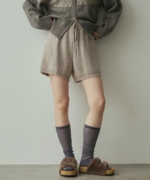full/fill.(フルフィル)のrib knit short pants / リブニットショートパンツ(その他パンツ)