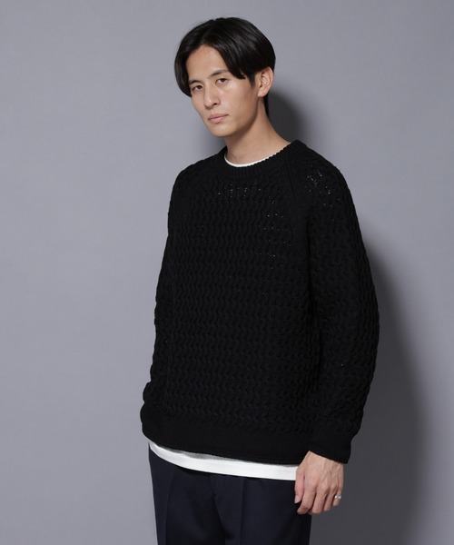 セール】ヴァーグケーブルラグランニット（ニット/セーター）｜NANO