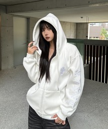 KsGパーカー KsG パーカー ダメージレイジーオーバーサイズパーカー