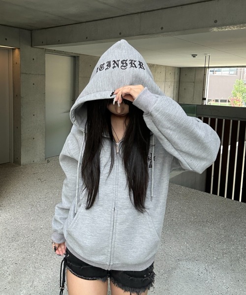 KsG(ケーエスジー)の「Thermal Sacred Zip Parker(パーカー・レディース・ブラック/グレー/ホワイト・X-LARGE/LARGE/SMALL/MEDIUM)」の6枚目の写真