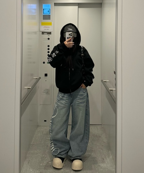 KsG(ケーエスジー)の「Thermal Sacred Zip Parker(パーカー・レディース・ブラック/グレー/ホワイト・X-LARGE/LARGE/SMALL/MEDIUM)」の5枚目の写真