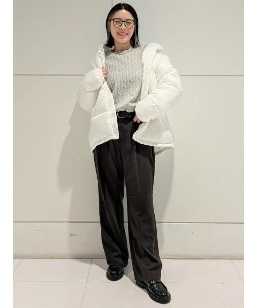 GAP（ギャップ）の「ヘビーウェイト パファージャケット（ダウンジャケット/コート・メンズ・グリーン/ブラック/ホワイト・L/M/S/XS/XL）」の13枚目の写真