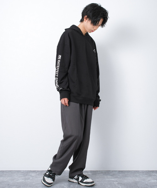 RAT EFFECT(ラットエフェクト)の「【裏毛】MOVE SOULスーパーBIGフーディートレーナー(パーカー・キッズ・カーキ/オートミール/ブラック・170/160/150/140/130)」の5枚目の写真