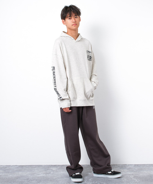 RAT EFFECT(ラットエフェクト)の「【裏毛】MOVE SOULスーパーBIGフーディートレーナー(パーカー・キッズ・カーキ/オートミール/ブラック・170/160/150/140/130)」の7枚目の写真