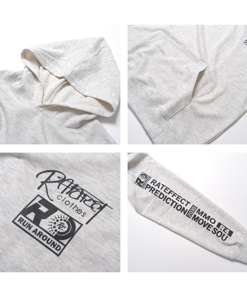 RAT EFFECT(ラットエフェクト)の「【裏毛】MOVE SOULスーパーBIGフーディートレーナー(パーカー・キッズ・カーキ/オートミール/ブラック・170/160/150/140/130)」の16枚目の写真