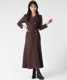 31 Sons de mode | 2025秋冬新作 襟付きセミマーメイドワンピース(ワンピース)