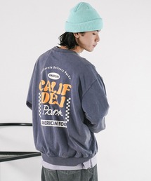 SUNSETバックプリントプルオーバー