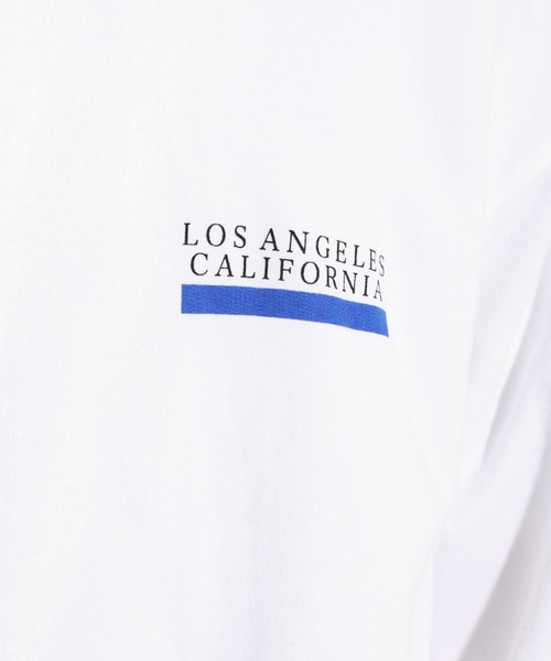 BAYFLOW（ベイフロー）の「SUNSETバックプリントプルオーバー（Tシャツ/カットソー・メンズ・チャコール/オフホワイト/ダークグレー/レッド/ブルー・LARGE/MEDIUM）」の8枚目の写真