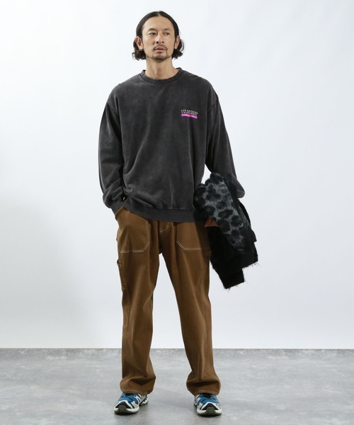 BAYFLOW（ベイフロー）の「SUNSETバックプリントプルオーバー（Tシャツ/カットソー・メンズ・チャコール/オフホワイト/ダークグレー/レッド/ブルー・LARGE/MEDIUM）」の10枚目の写真