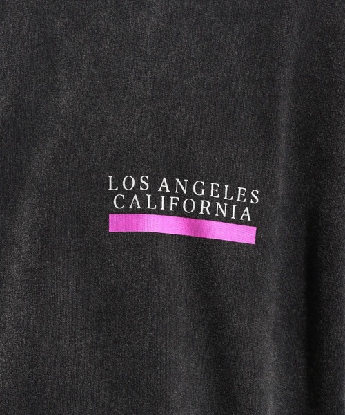 BAYFLOW（ベイフロー）の「SUNSETバックプリントプルオーバー（Tシャツ/カットソー・メンズ・チャコール/オフホワイト/ダークグレー/レッド/ブルー・LARGE/MEDIUM）」の13枚目の写真