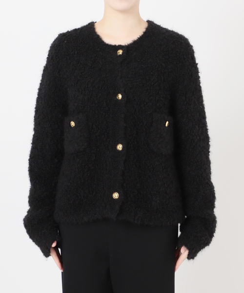 EVERYDAY I LIKE.（エヴリディアイライク）の「*ニットジャケット（その他アウター・レディース・ブラック・FREE）」の12枚目の写真