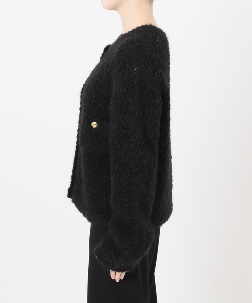 EVERYDAY I LIKE.（エヴリディアイライク）の「*ニットジャケット（その他アウター・レディース・ブラック・FREE）」の13枚目の写真