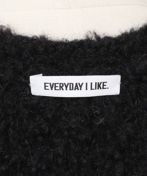 EVERYDAY I LIKE.（エヴリディアイライク）の「*ニットジャケット（その他アウター・レディース・ブラック・FREE）」の22枚目の写真