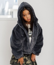 ライダースジャケット（グレー/灰色系・ワンポイント