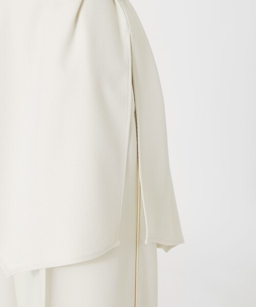 LOVELESS（ラブレス）の「アシンメトリーシャツアウター（シャツ/ブラウス・レディース・オフホワイト/グレー系その他2/ライトグリーン・36/34）」の21枚目の写真