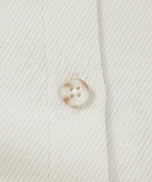 LOVELESS（ラブレス）の「アシンメトリーシャツアウター（シャツ/ブラウス・レディース・オフホワイト/グレー系その他2/ライトグリーン・36/34）」の22枚目の写真