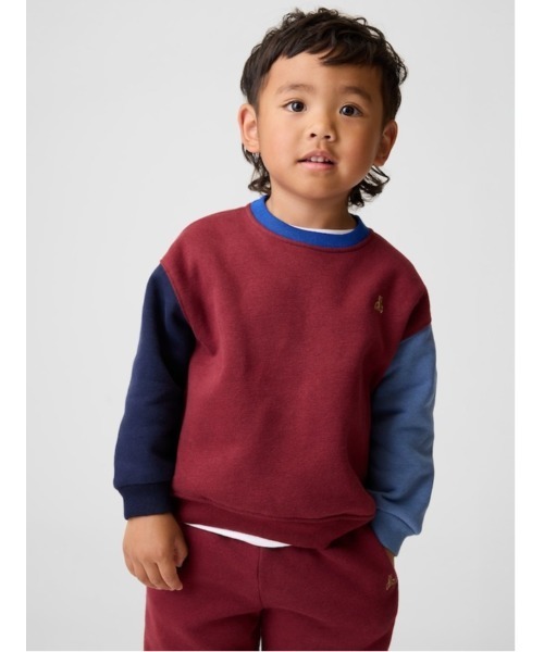 GAP(ギャップ)の「ヴィンテージソフト カラーブロック スウェットシャツ (幼児・ベビー)(スウェット・キッズ・ブルー/ナチュラル/その他・80cm/110cm/105cm/100cm/95cm/90cm/70cm)」の3枚目の写真