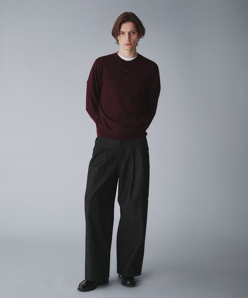 Regen Glanz（レーゲングランツ）の「2tuck wide straight denim pants/ツータックワイドストレートデニムパンツ（デニムパンツ・メンズ・ブラック/インディゴブルー・LARGE/SMALL/MEDIUM）」の20枚目の写真