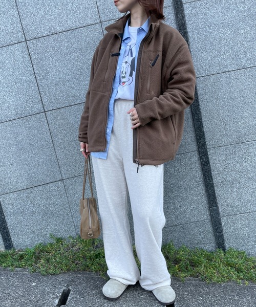 MARMOT（マーモット）の「[Marmot/マーモット] POLARTEC COMPASS ワンポイント刺繍フリースジャケット（その他アウター・レディース・ブラウン/ブラック・S/M/L）」の5枚目の写真