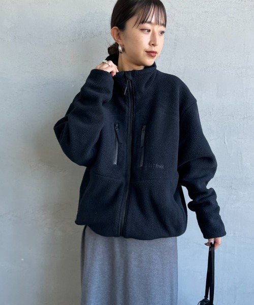 MARMOT（マーモット）の「[Marmot/マーモット] POLARTEC COMPASS ワンポイント刺繍フリースジャケット（その他アウター・レディース・ブラウン/ブラック・S/M/L）」の7枚目の写真