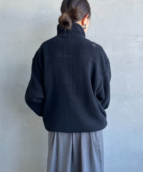 MARMOT（マーモット）の「[Marmot/マーモット] POLARTEC COMPASS ワンポイント刺繍フリースジャケット（その他アウター・レディース・ブラウン/ブラック・S/M/L）」の9枚目の写真