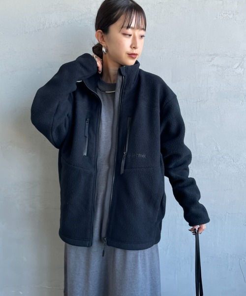 MARMOT（マーモット）の「[Marmot/マーモット] POLARTEC COMPASS ワンポイント刺繍フリースジャケット（その他アウター・レディース・ブラウン/ブラック・S/M/L）」の13枚目の写真