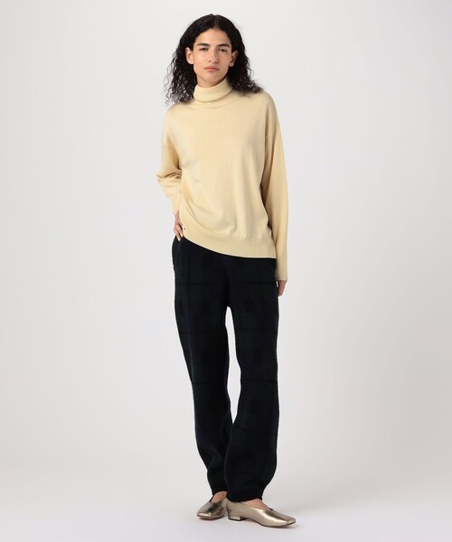 v::room（ヴィルーム）の「【別注】V::room タータンチェック ニットパンツ（その他パンツ・レディース・ネイビー・FREE）」の2枚目の写真