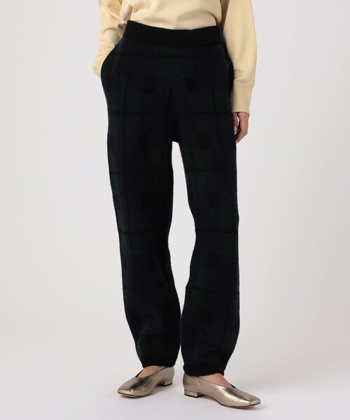 v::room（ヴィルーム）の「【別注】V::room タータンチェック ニットパンツ（その他パンツ・レディース・ネイビー・FREE）」の3枚目の写真