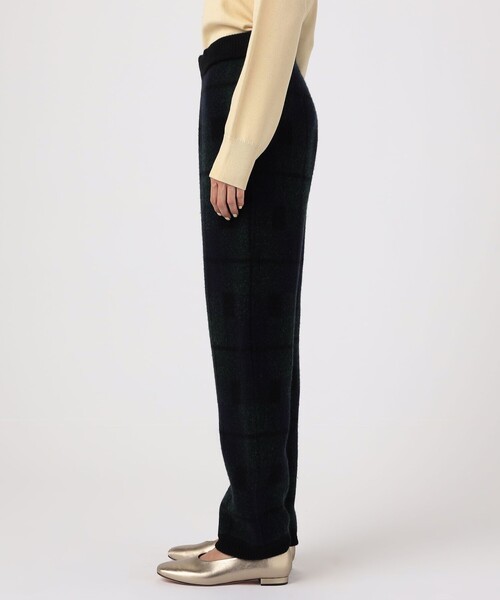 v::room（ヴィルーム）の「【別注】V::room タータンチェック ニットパンツ（その他パンツ・レディース・ネイビー・FREE）」の4枚目の写真