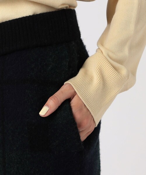 v::room（ヴィルーム）の「【別注】V::room タータンチェック ニットパンツ（その他パンツ・レディース・ネイビー・FREE）」の7枚目の写真