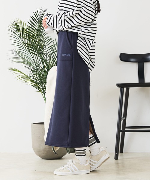 CONVERSE（コンバース）の「【CONVERSE/コンバース】裏ボア ボンディングスカート（スカート・レディース・杢グレー/ネイビー/ブラック・LARGE/MEDIUM）」の16枚目の写真