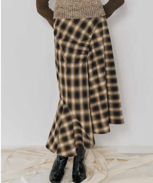 Niger check skirtニジェールチェックスカート