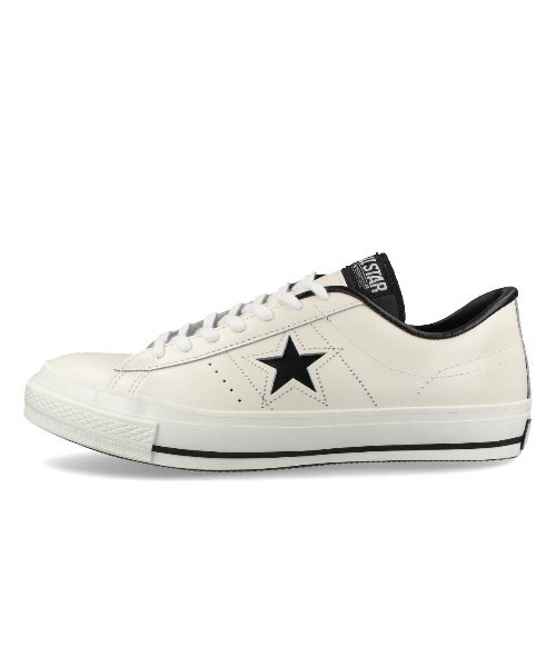 CONVERSE(コンバース)の「CONVERSE ONE STAR J -MADE IN JAPAN- / コンバース ワンスター J -日本製- / 32346510(スニーカー・メンズ・ホワイト・23cm/24cm/24.5cm/25cm/25.5cm/26cm/26.5cm/27.5cm/28cm/29cm/23.5cm/27cm)」の4枚目の写真