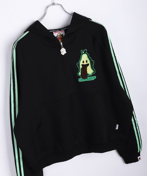 GRAF&WU グラフアンドウー 1ベロ ダンボール素材 フルジップパーカー