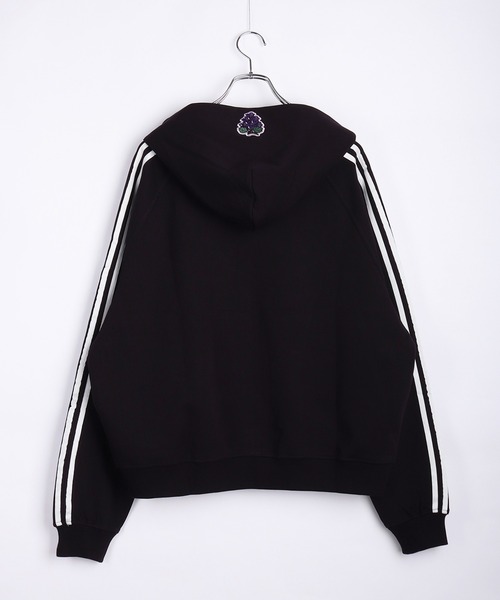 GRAF&WU（グラフアンドユー）の「GRAF&WU グラフアンドウー 1ベロ ダンボール素材 フルジップパーカー フルーツシリーズ（パーカー・メンズ・グレー/ダークグリーン/ブラック×ブルー/ブラック×イエロー/バーガンディー/ブラック×レッド・L/M/XL）」の16枚目の写真