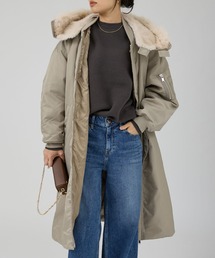 upperhights | 【upper hights/アッパーハイツ】THE U-2 LONG HOODIE 2WAYロングブルゾン/フーディー/ノーカラー(ブルゾン)