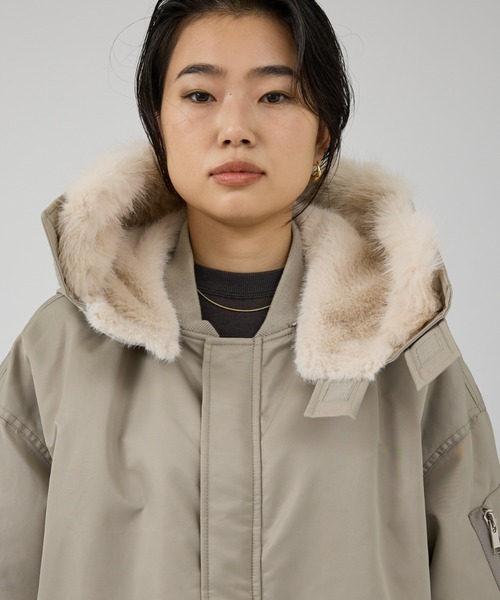 upper hights 2WAYロングブルゾン 新品 upper hights/アッパーハイツ】THE U-2 LONG HOODIE 2WAYロング