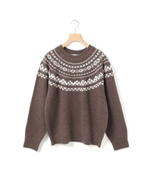 MidiUmi | MidiUmi ノルディックニットプルオーバー(ニット/セーター)
