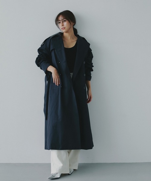 2WAYボリュームトレンチコート（トレンチコート）｜AJUGA.（アジュガ