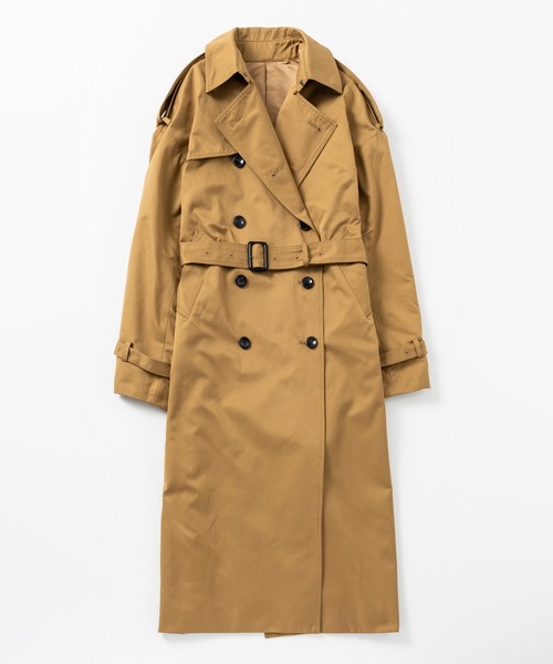 【新品即発送】AJUGA.★2WAYボリュームトレンチコート 2WAYボリュームトレンチコート（トレンチコート）｜AJUGA.（アジュガ