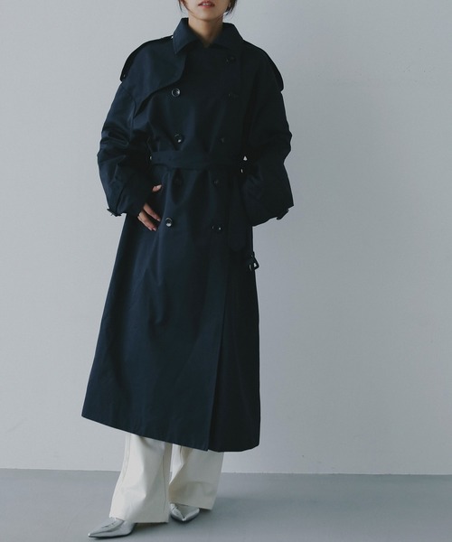 【年内最後‼️新品即発送】AJUGA.★2WAYボリュームトレンチコート セール】2WAYボリュームトレンチコート（トレンチコート）｜AJUGA