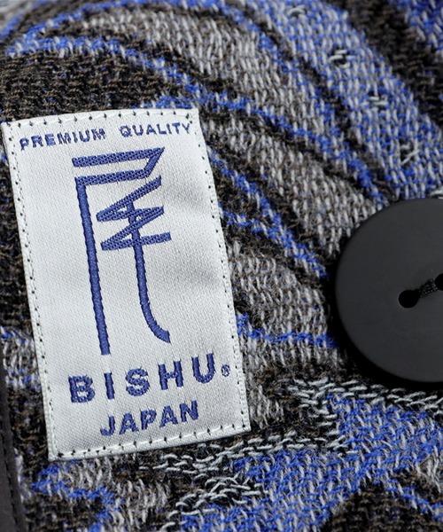 セール】尾州織り ペイズリー柄 コート（その他アウター）｜antiqua