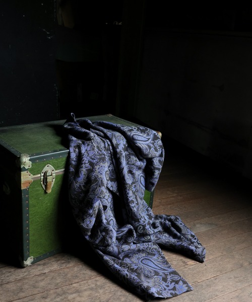 antiqua（アンティカ）の「尾州織り ペイズリー柄 コート（その他アウター・レディース・ブルー系その他・ONESIZE）」の10枚目の写真