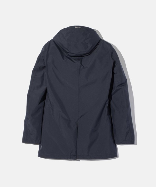 HERNO（ヘルノ）の「HERNO LAMINAR DOWN JACKETヘルノ ラミナー ロング ダウンジャケット（ダウンジャケット/コート・メンズ・ブラック/ネイビー系1・50）」の9枚目の写真