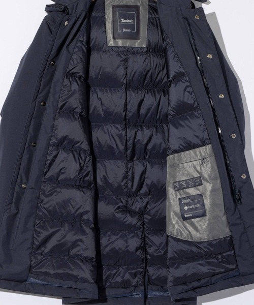 HERNO（ヘルノ）の「HERNO LAMINAR DOWN JACKETヘルノ ラミナー ロング ダウンジャケット（ダウンジャケット/コート・メンズ・ブラック/ネイビー系1・50）」の10枚目の写真