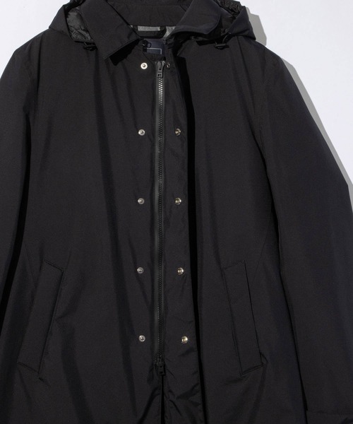 HERNO（ヘルノ）の「HERNO LAMINAR DOWN JACKETヘルノ ラミナー ロング ダウンジャケット（ダウンジャケット/コート・メンズ・ブラック/ネイビー系1・50）」の15枚目の写真